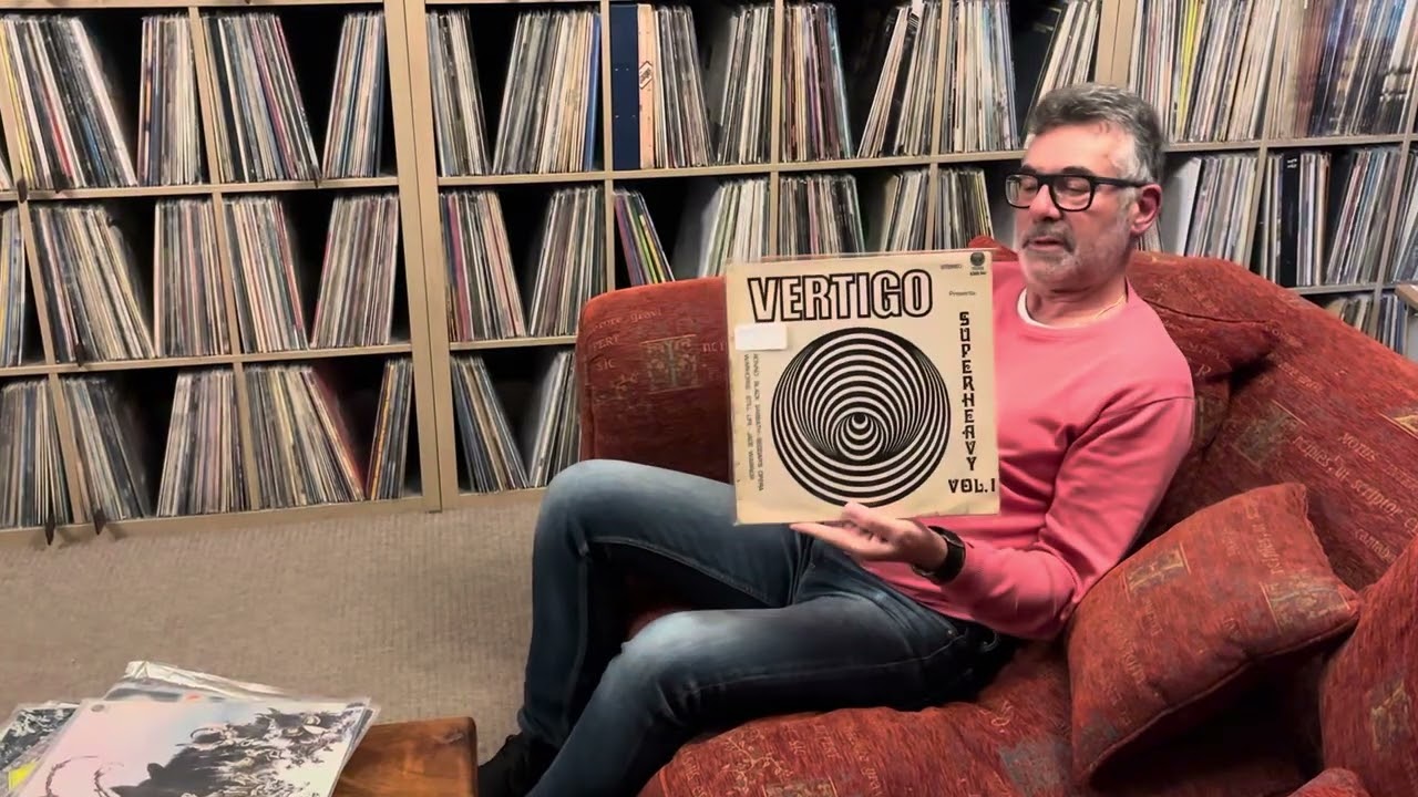 The vertigo swirl label- international releases part 1.  @thevinylhunters 