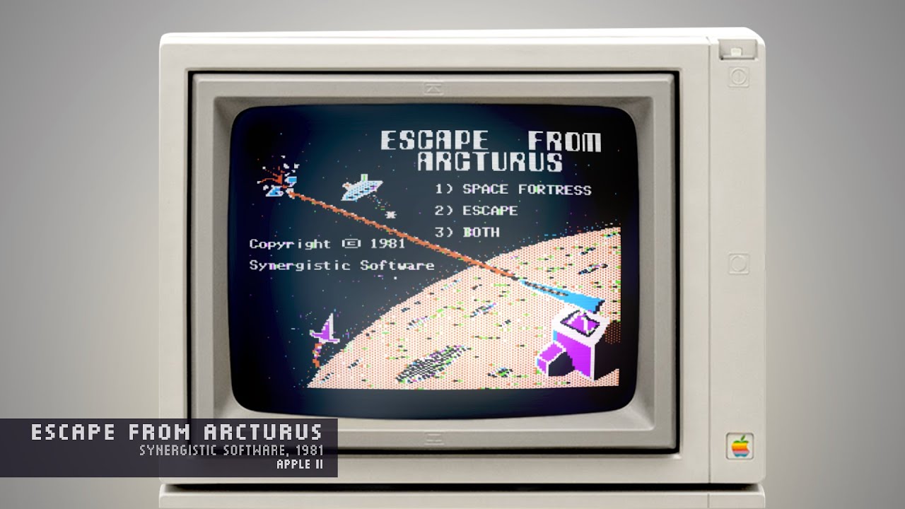 Escape from Arcturus - Synergistic Software, 1981 - Apple II