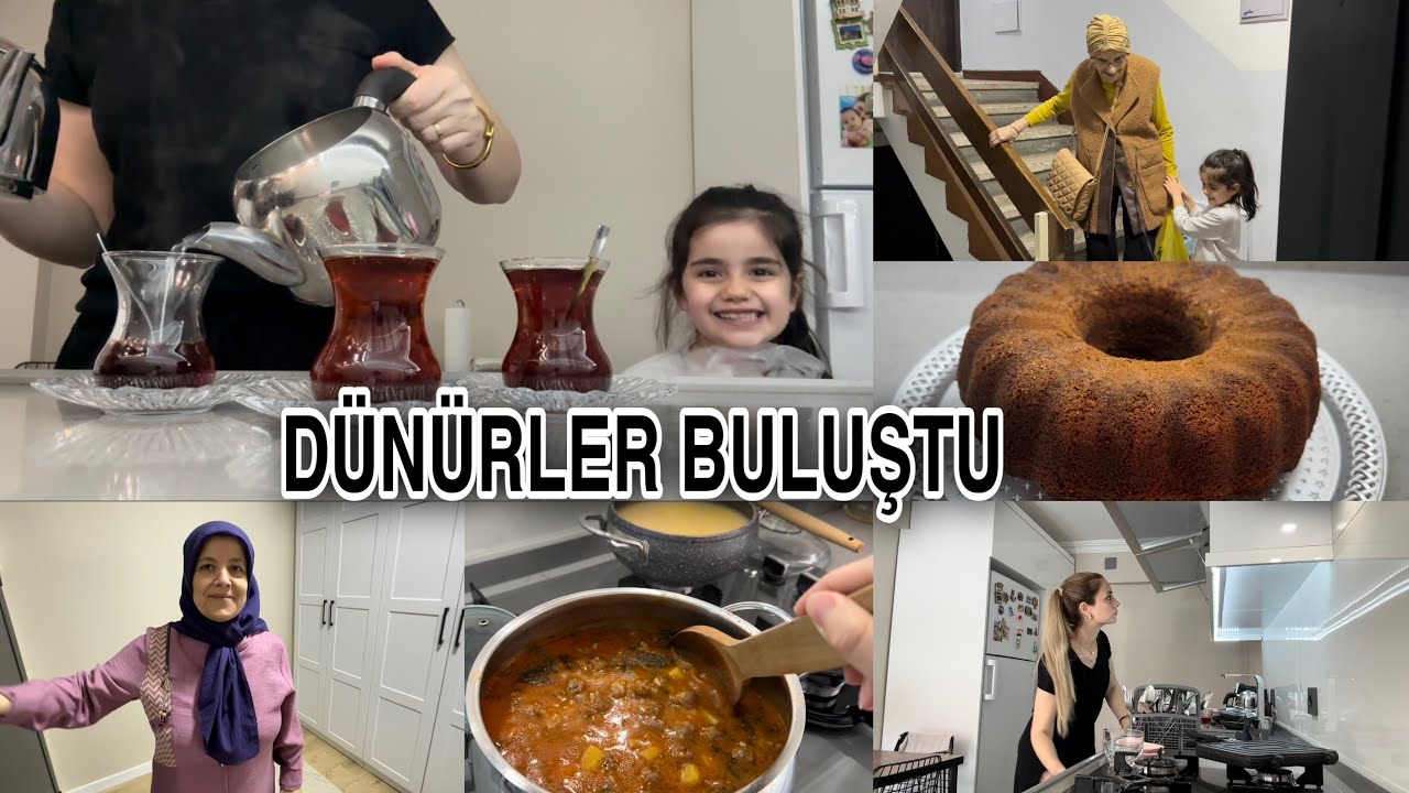 ANNELERİMİZ GELDİ😍İKİSİDE BOŞ GELMEMİŞ😀KEK MİS GİBİ OLDU👍YEMEKLER HAZR🙃GELİNLİKLE KİLOLUYMUŞUM😀
