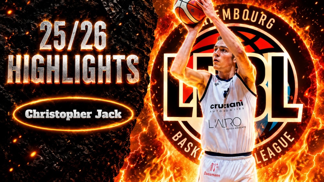 Christopher Jack Highlights 2025/26 || Luxembourg LBBL ||T71 Dudelange