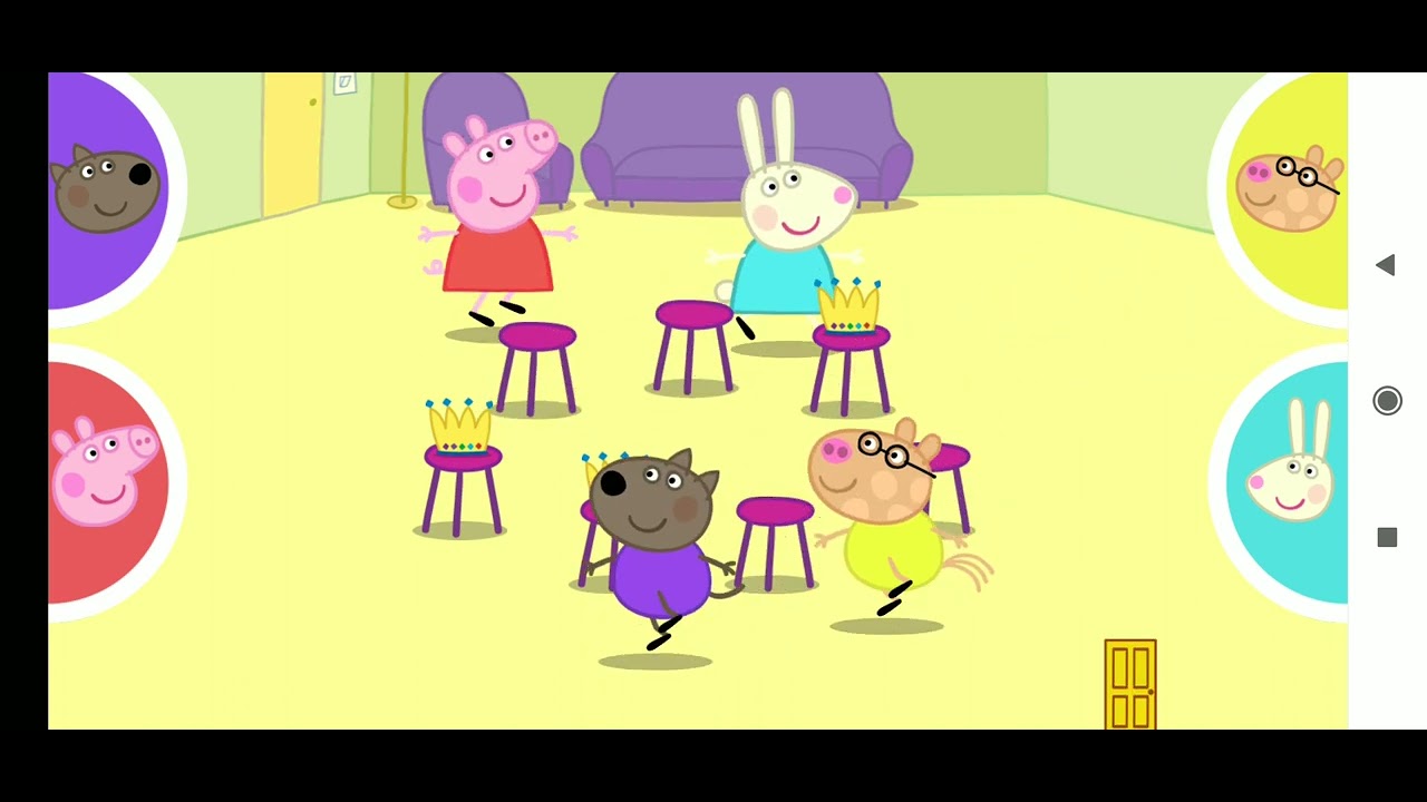 Peppa pig musical chairs. 🐷 old version part 2