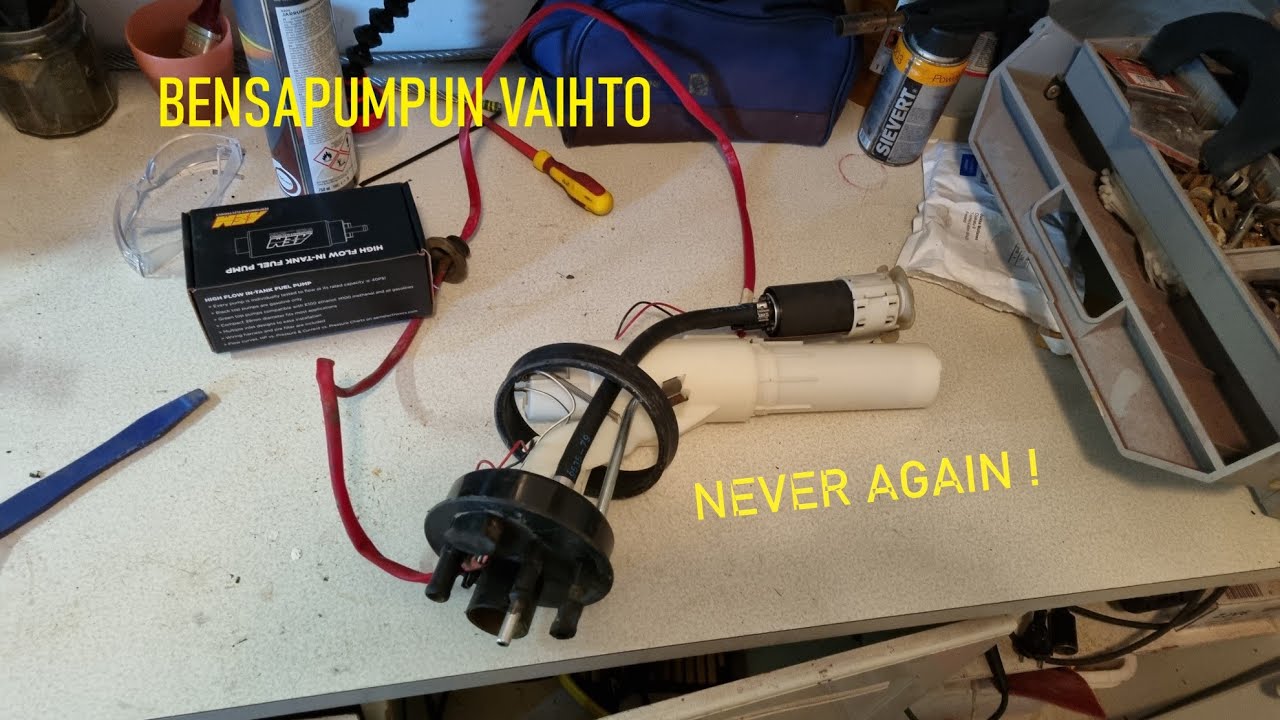 Volvo 940 Turbo projekti | Bensapumpun vaihto