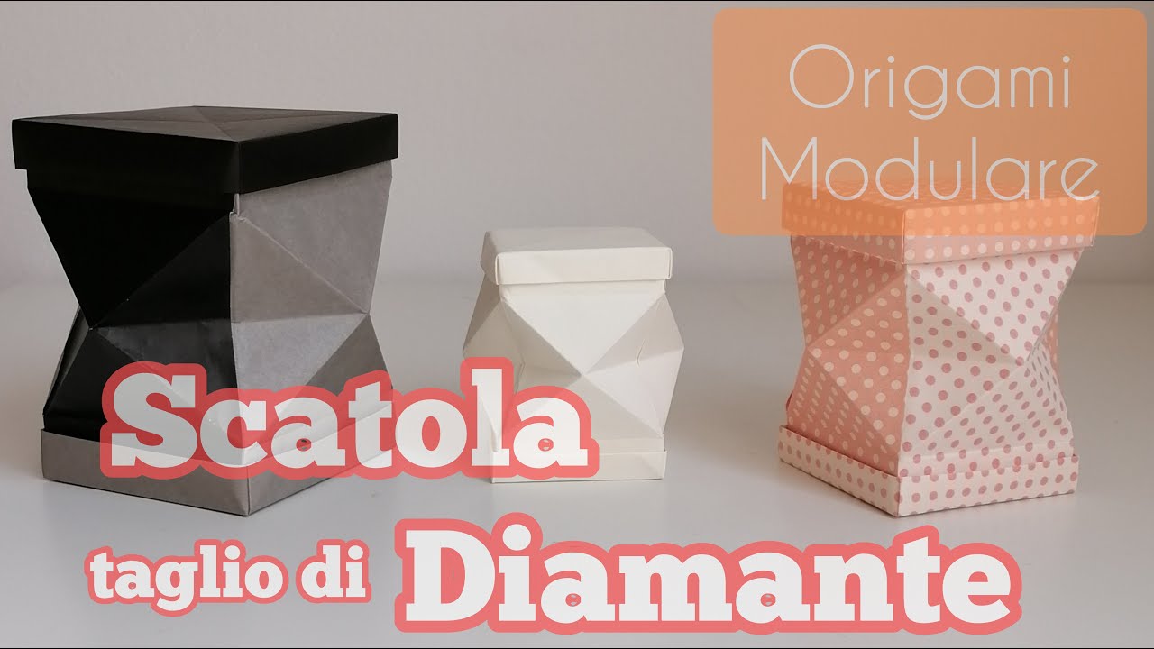 Origami Scatola Diamante