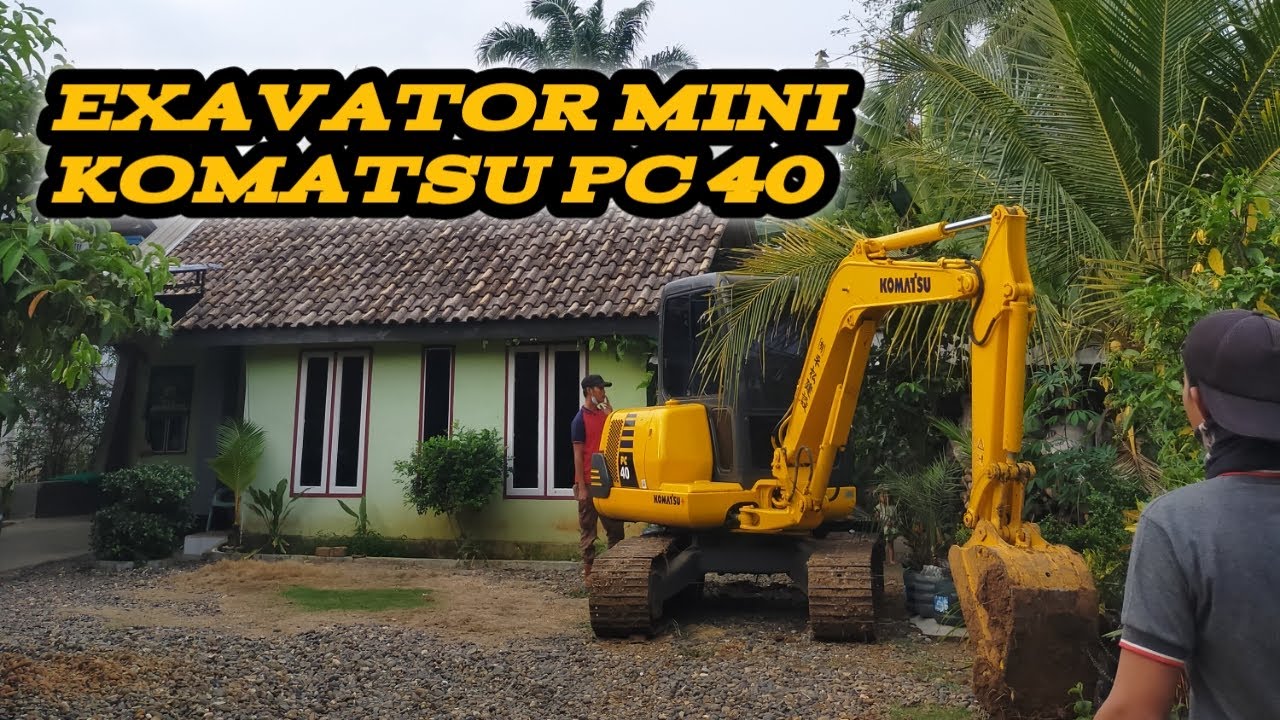 perawatan exavator mini komatsu pc40