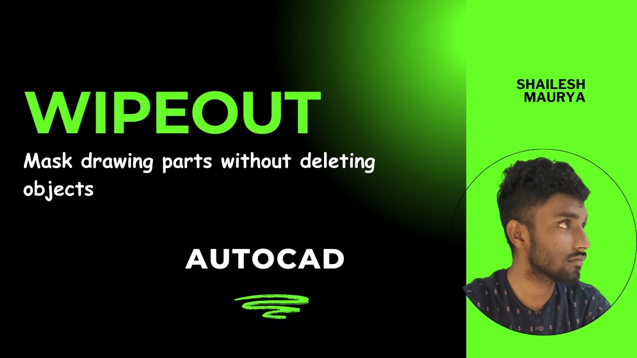How to Use the Wipeout Command in AutoCAD | Mask and Clean Your Drawings