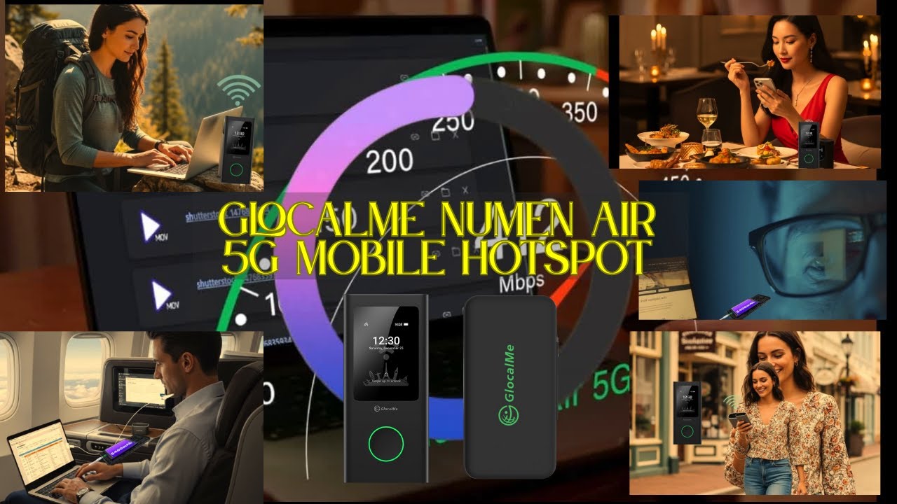 GlocalMe Numen Air: Your Ultimate 5G Portable WiFi Hotspot for Global Travel!