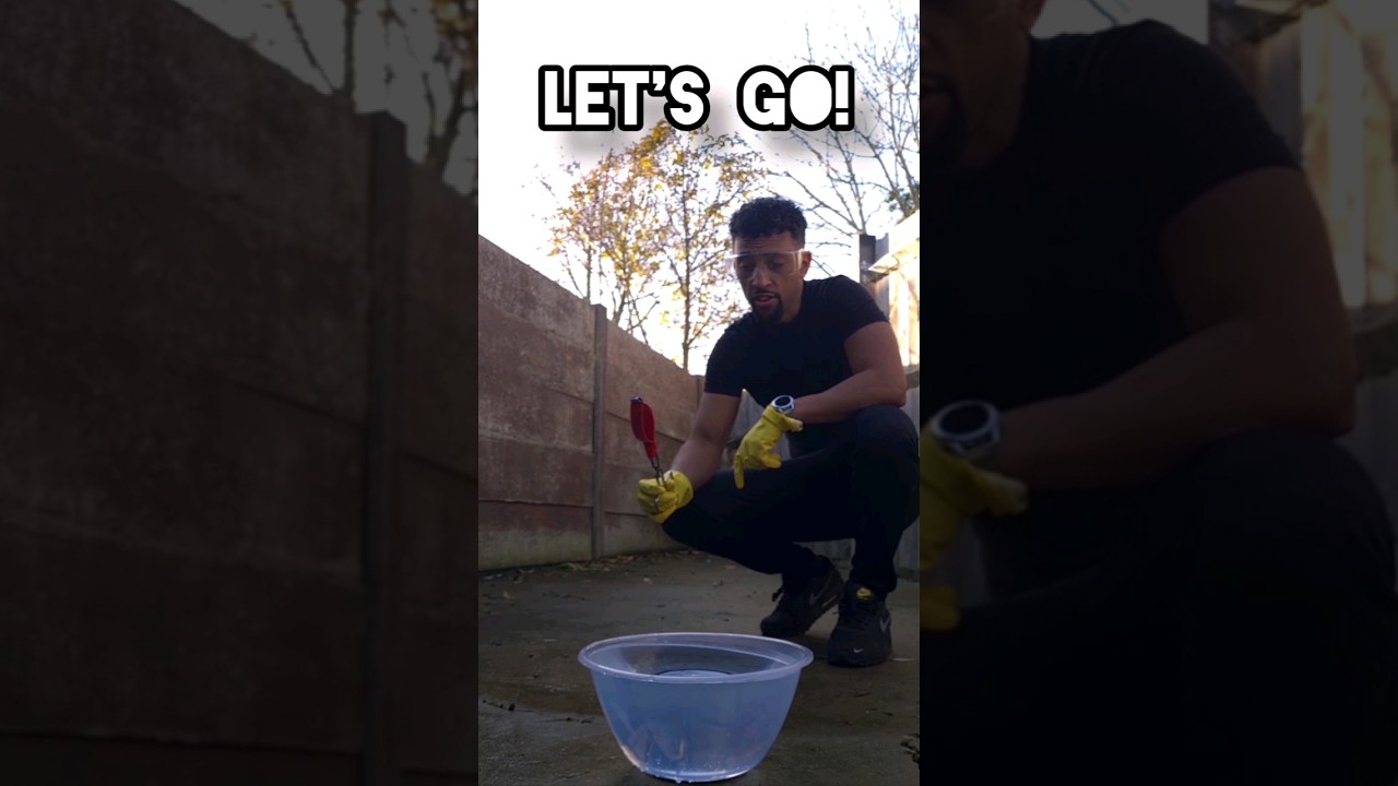Potassium with Water!