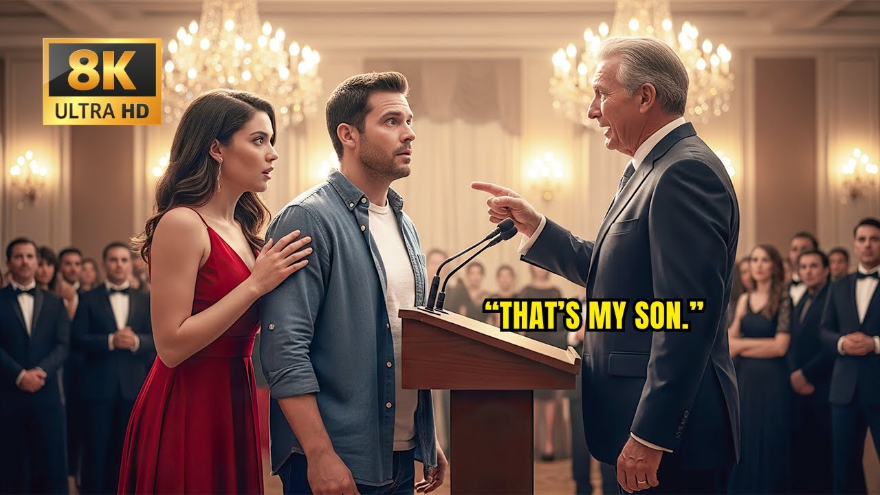 CEO Takes a Janitor Single Dad to the Company Gala — The Chairman Suddenly Calls Him Son