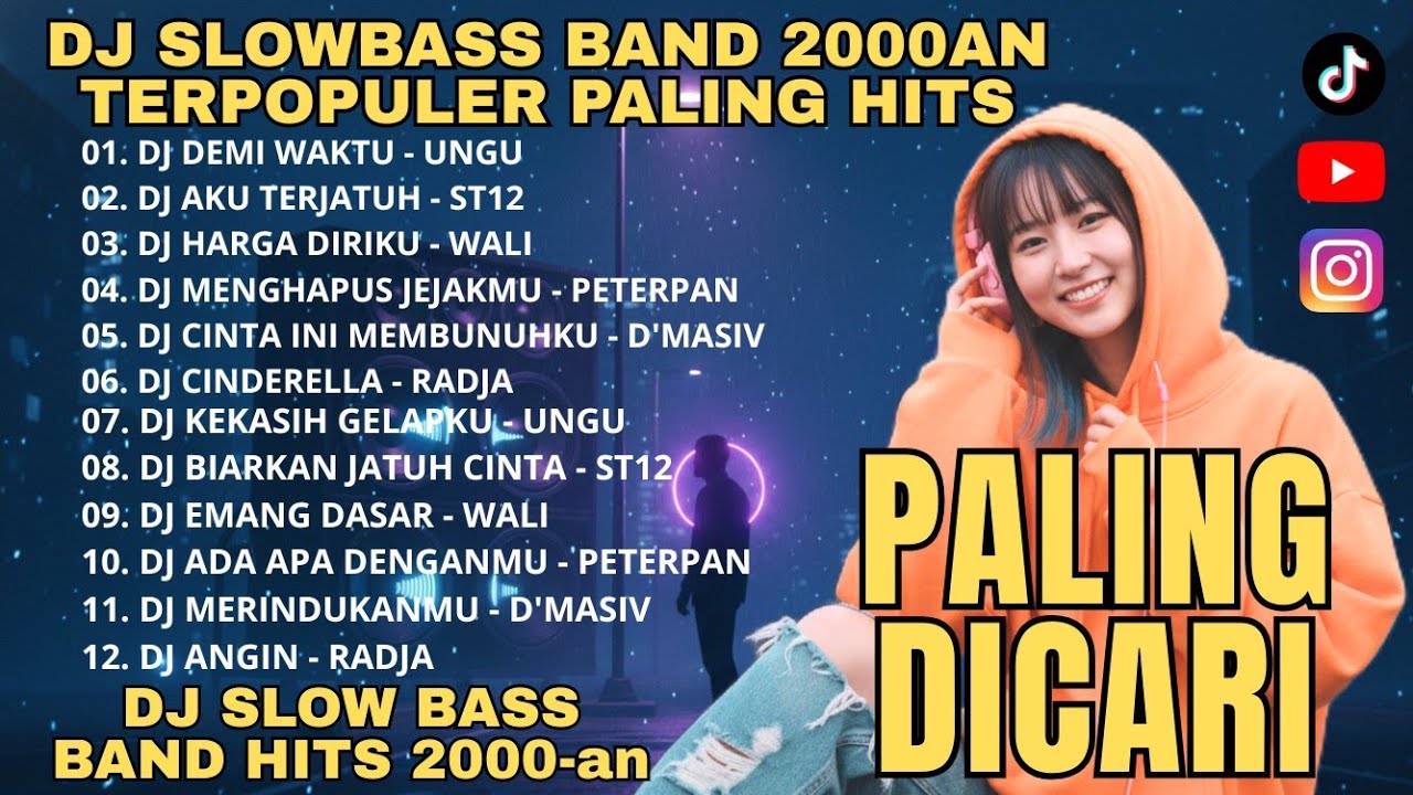 DJ BAND 2000-an SLOW BASS TERPOPULER SEPANJANG MASA | UNGU - PETERPAN - WALI - ST12 - RADJA - DMASIV