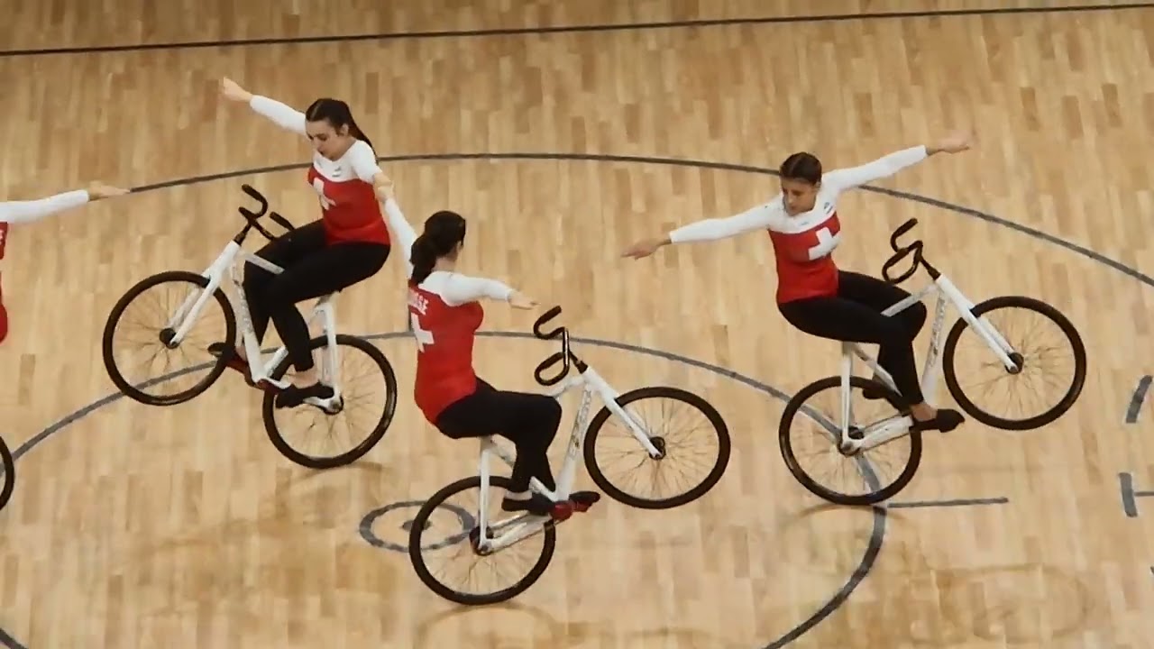 WM Kunstradfahren 4er Frauen Schweiz Gold🥇 2024 in Bremen
