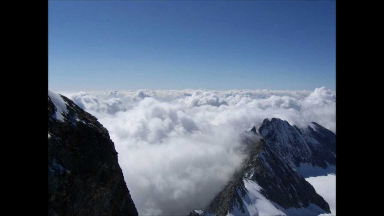 Dent d'Herens dalla cresta Tiefenmatten.wmv