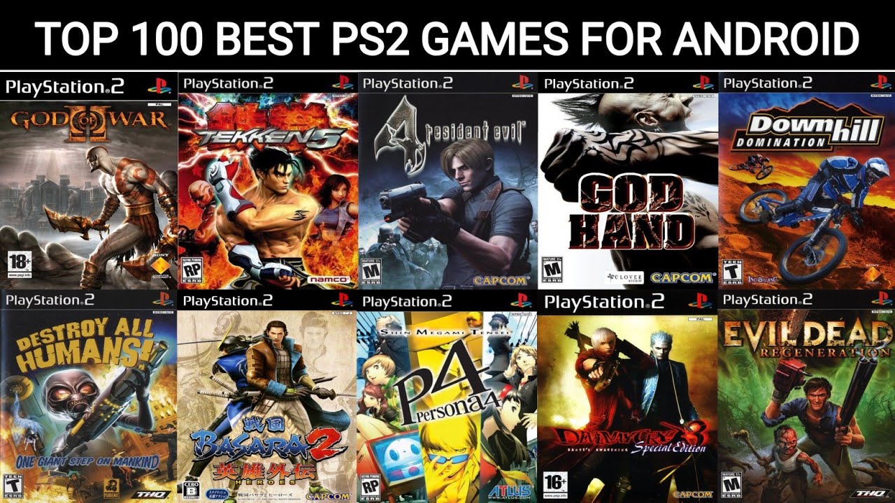 Top 100 Best PS2 Games For Android | Best PlayStation 2 Games