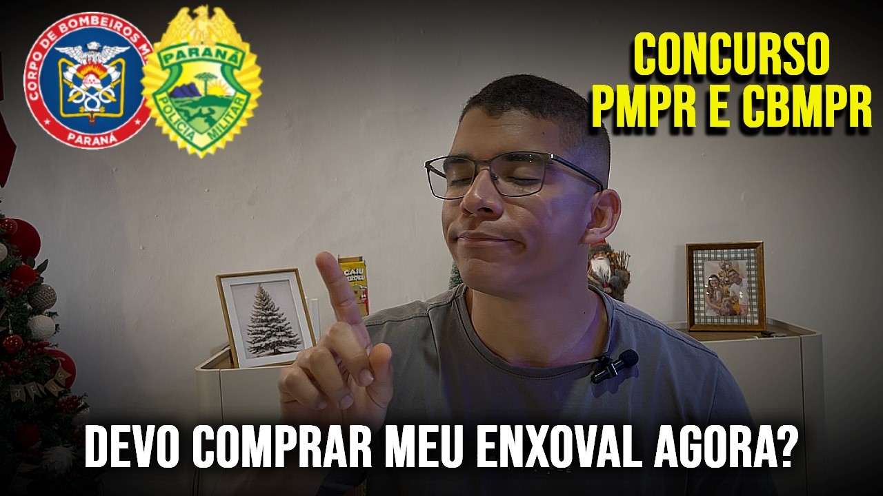 Enxoval para CFP PMPR e CBMPR. Devo comprar agora?