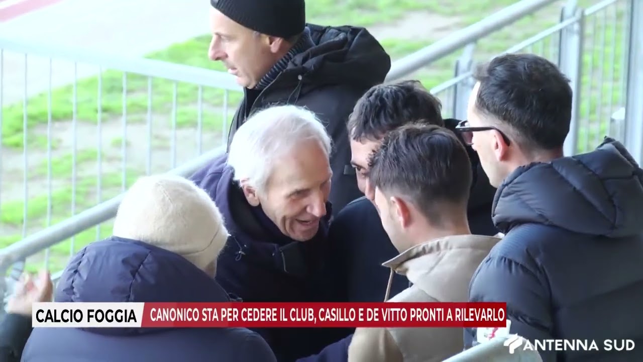13 GENNAIO 2026 - CALCIO FOGGIA: IL CLUB STA PER PASSARE A DE VITTO CASILLO