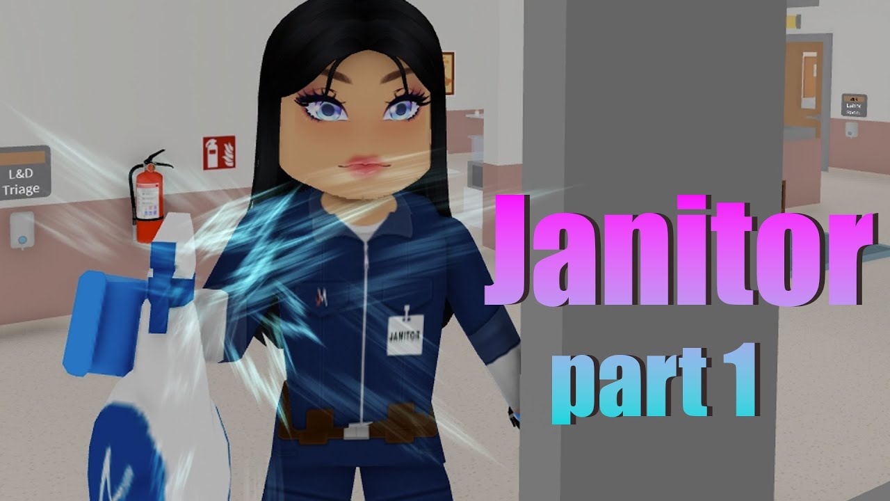 Maple Hospital (Roblox) - Janitor part 1