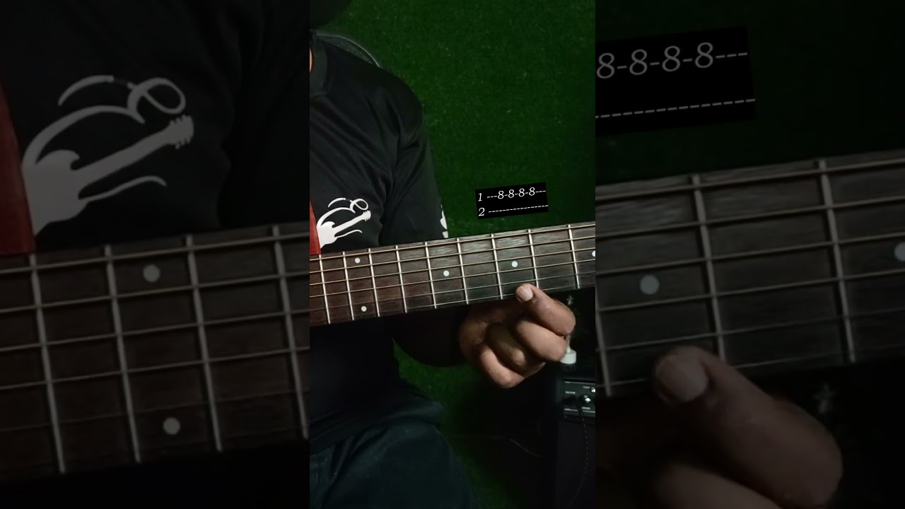 Saiyaara song On Single String | Beginner Guitar Tab #shorts