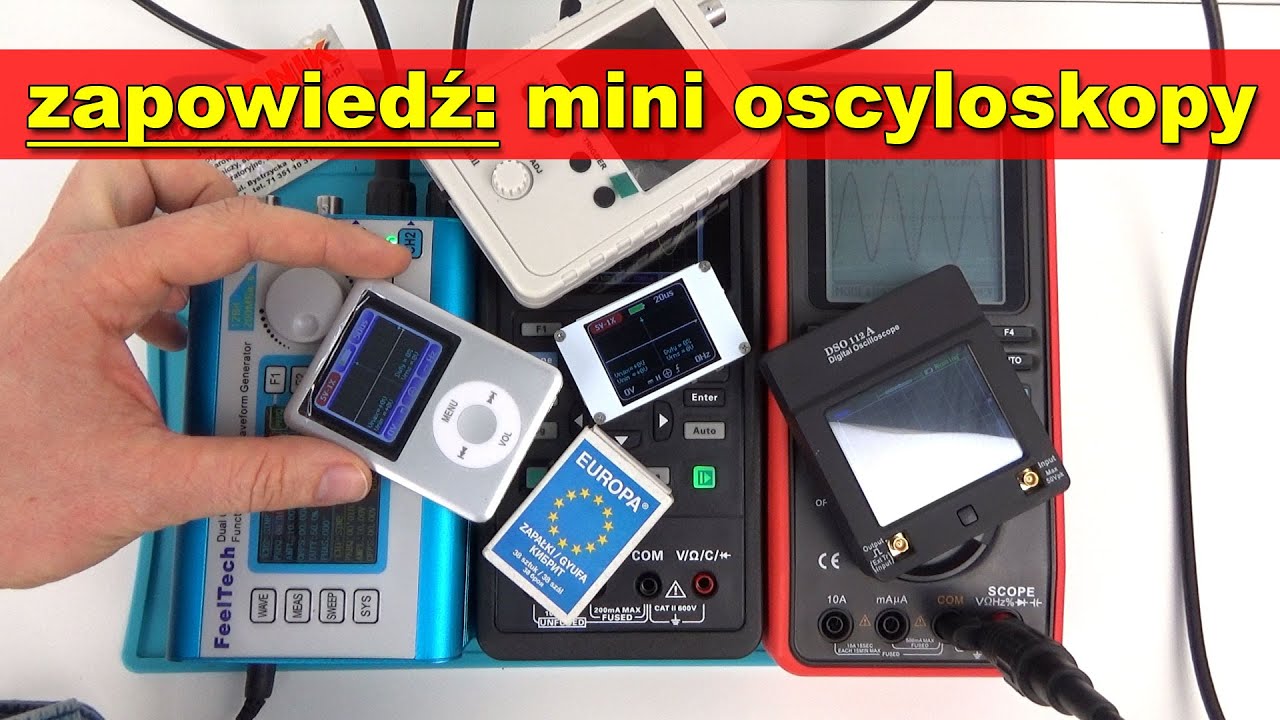 Zapowiedź: mini oscyloskopy DSO188 DSO168 DSO112A DSO150