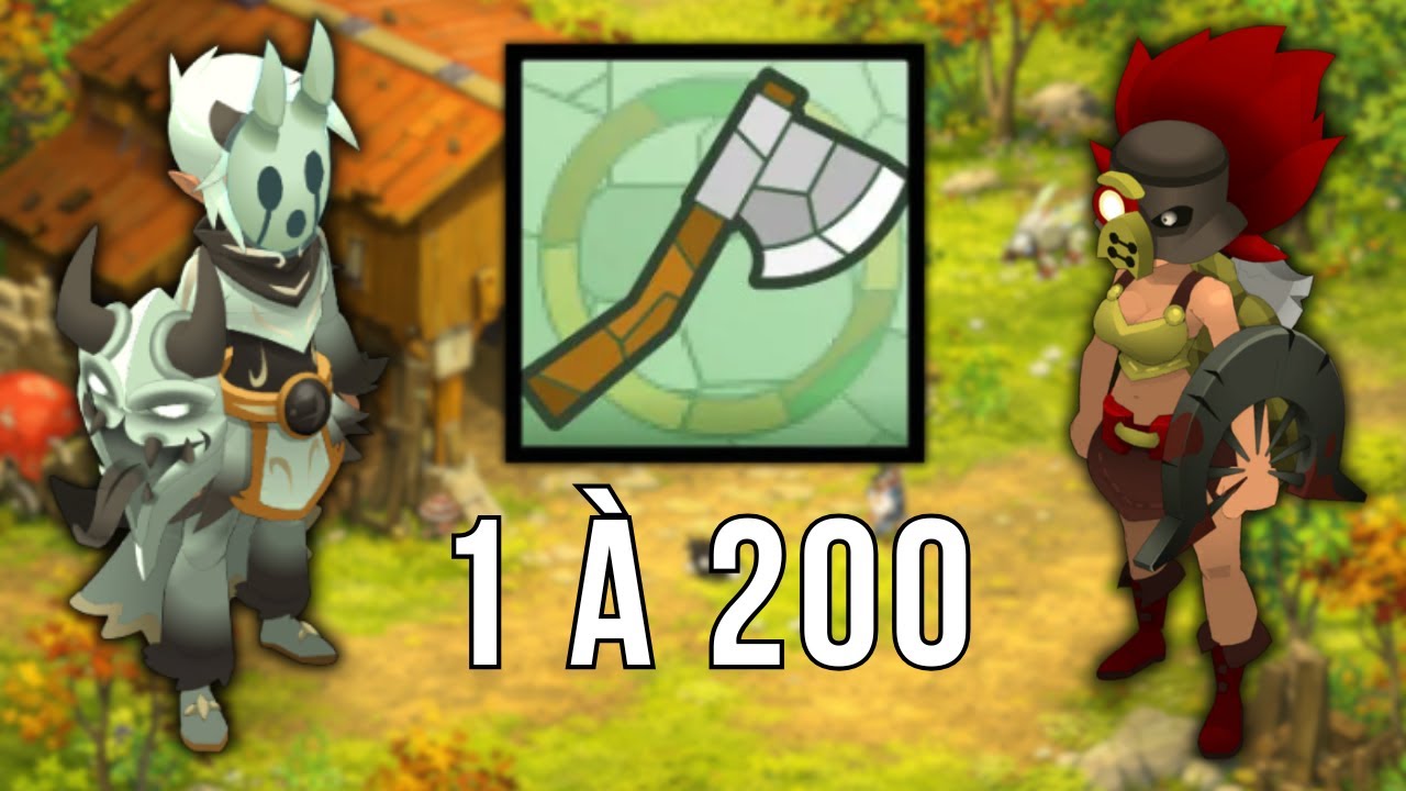 [DOFUS 3] Monter son métier bûcheron lvl 1 à 200 à partir de zéro