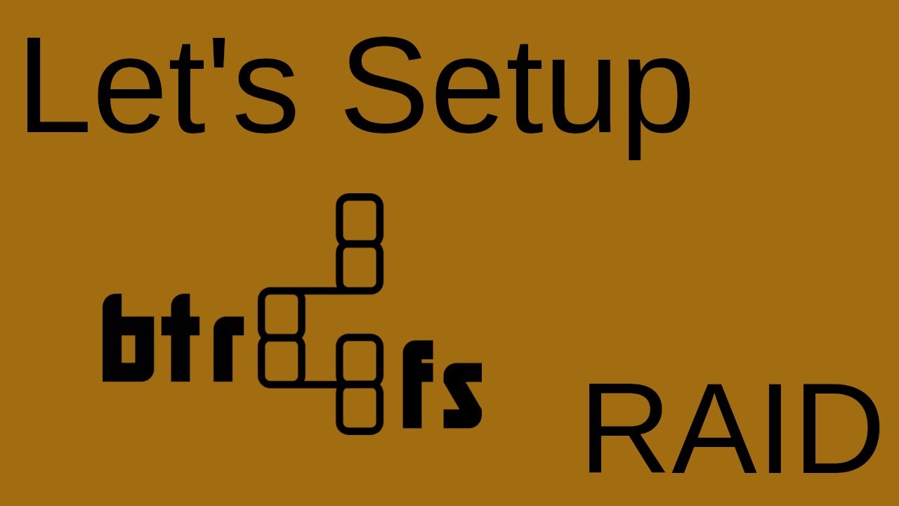 Setting UP BTRFS Raid
