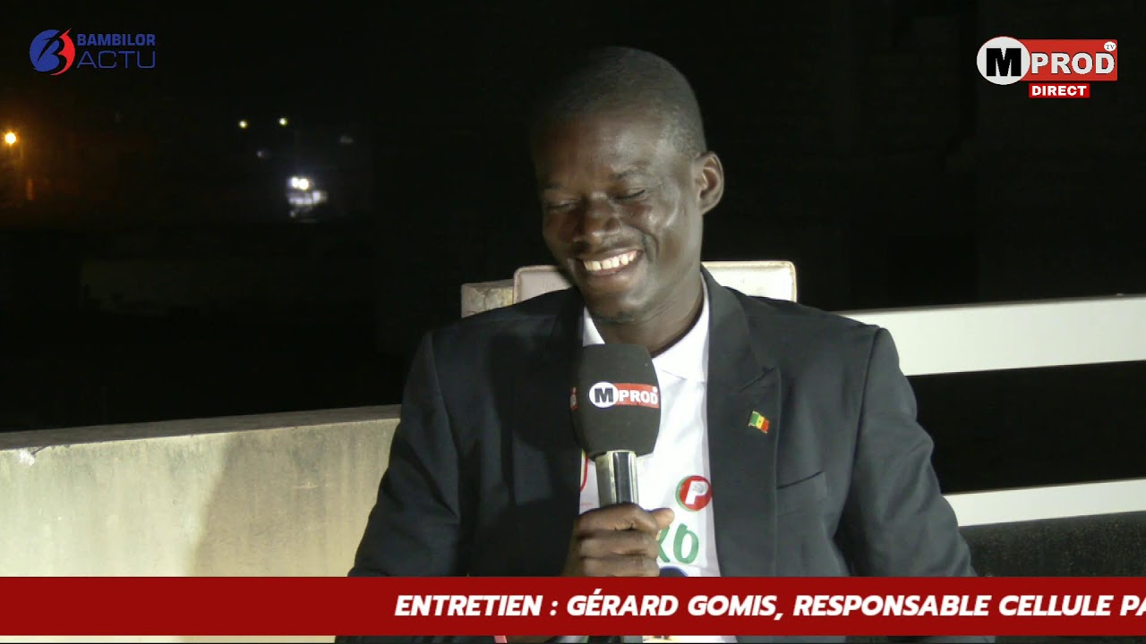ENTRETIEN AVEC : GÉRARD GOMIS, Responsable Cellule Pastef Keur Simbiri