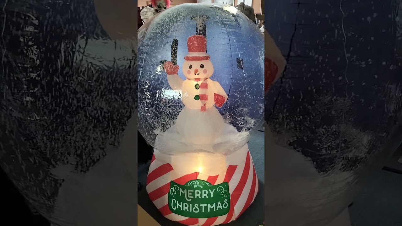 NEW FOR 2025 Christmas Airblown Inflatable Snow globe