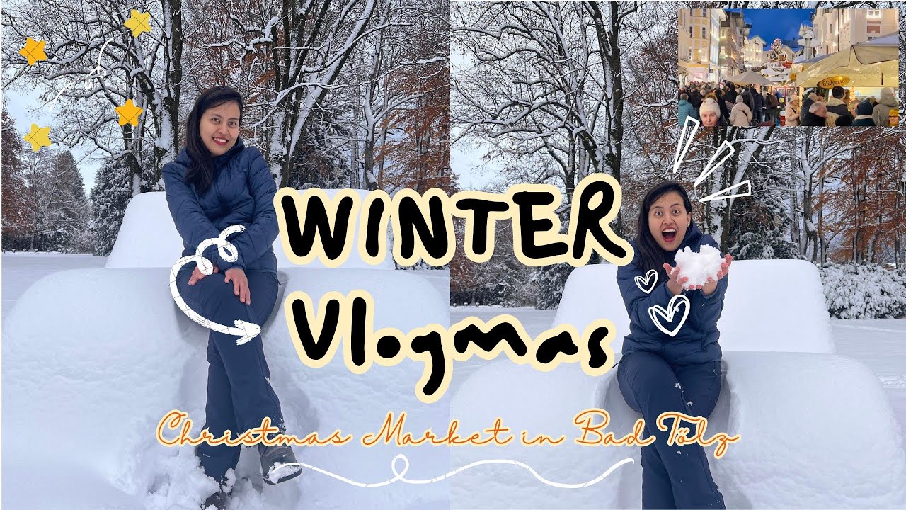 Christmas Market in Bad Tölz, Winter Vlogmas Special | EPISODE 9