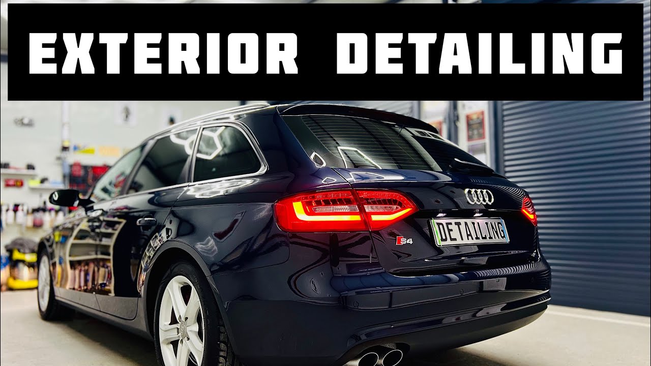 Full Exterior Detailing - Audi A4 - Wash,Polish & Coating - Car Detail .