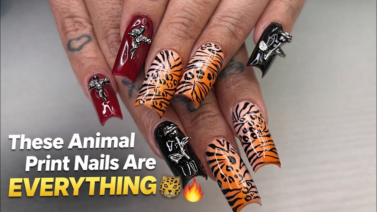 These Animal Print Nails Are EVERYTHING 🐆🔥