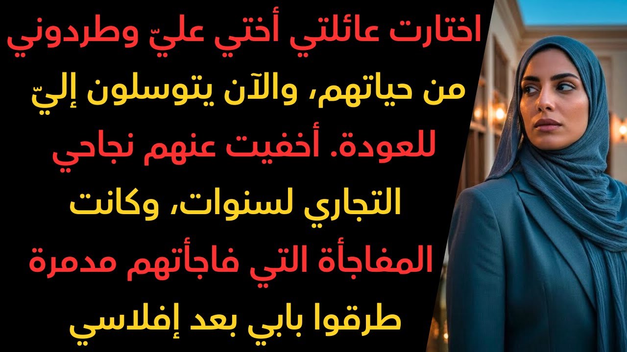 بعد 8 سنوات من النبذ، اشتريت منتجعاً على الشاطئ. ثم ترجتني أمي لتسكن معي