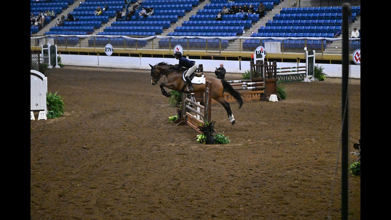 Schulman and Ava Blackstock 1st place 1.0m low open jumper at NWSS
