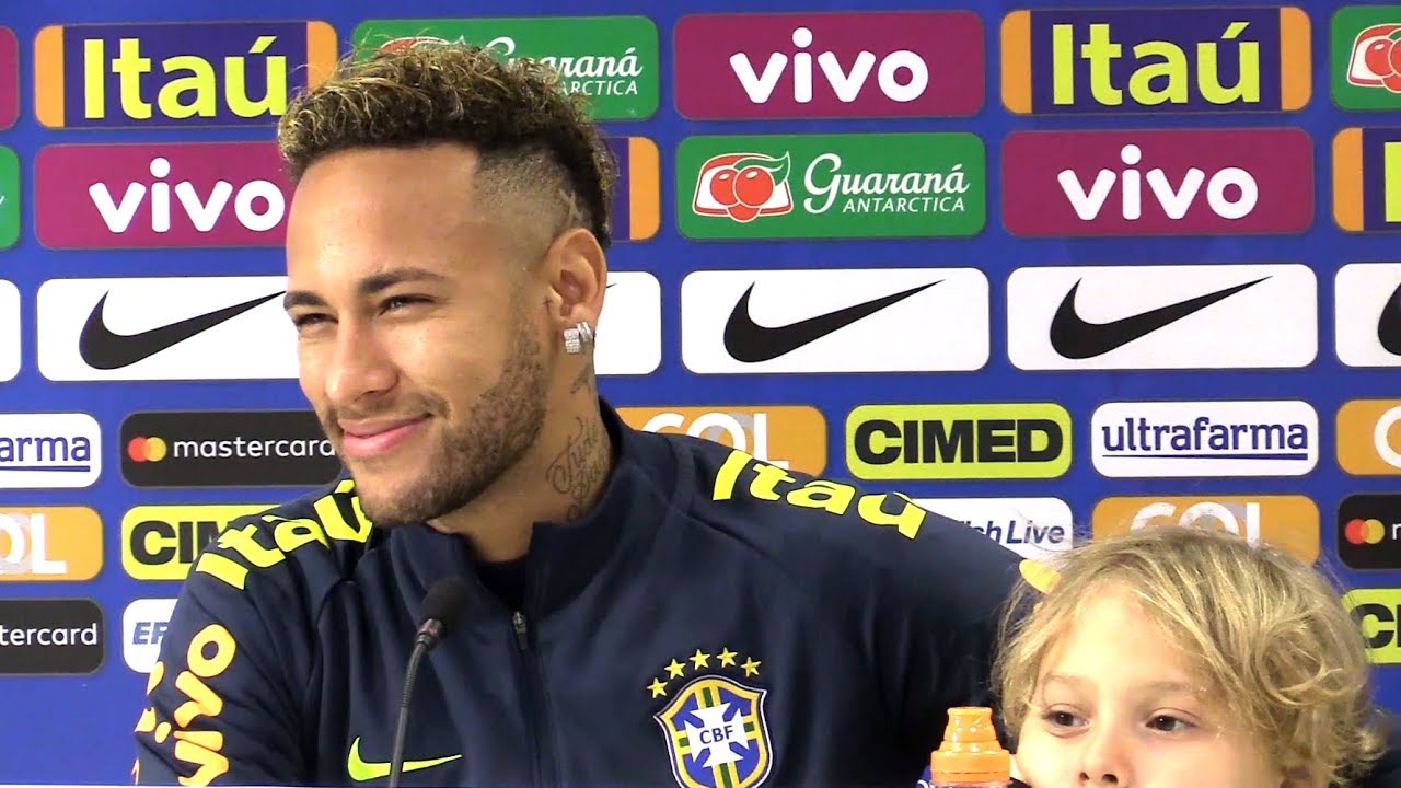 Neymar Full Pre-Match Press Conference - Brazil v Uruguay - International Friendly