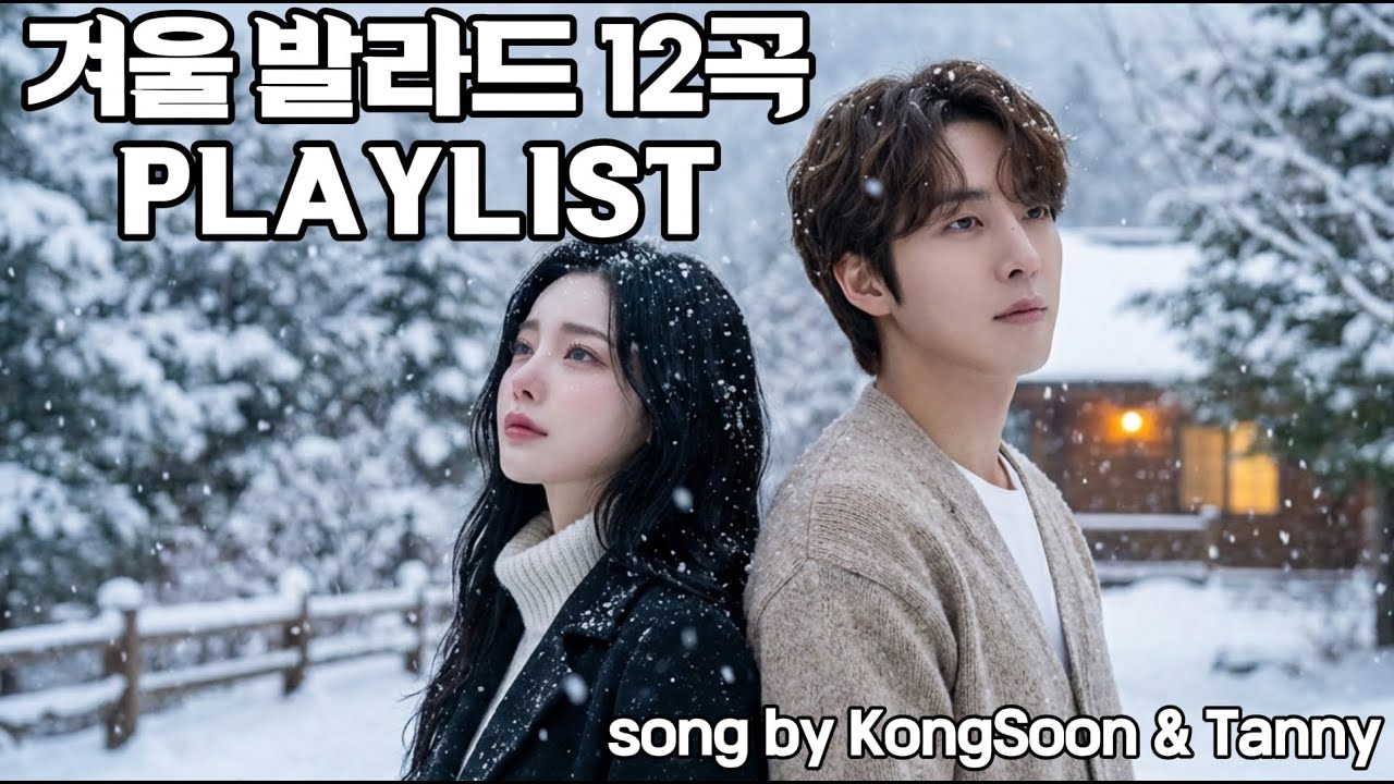 [Playlist] 이별, 첫눈, 그리고 마침표.. 겨울밤을 적시는 감성 발라드 12곡 연속듣기 🎧 (with KongSoon & Tanny)