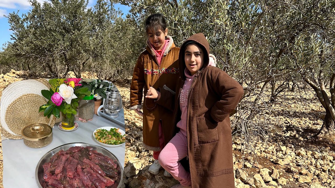 جهزت الغدا  ملفوف احمر وطلعنا طشة بالسياره 🥰🥰