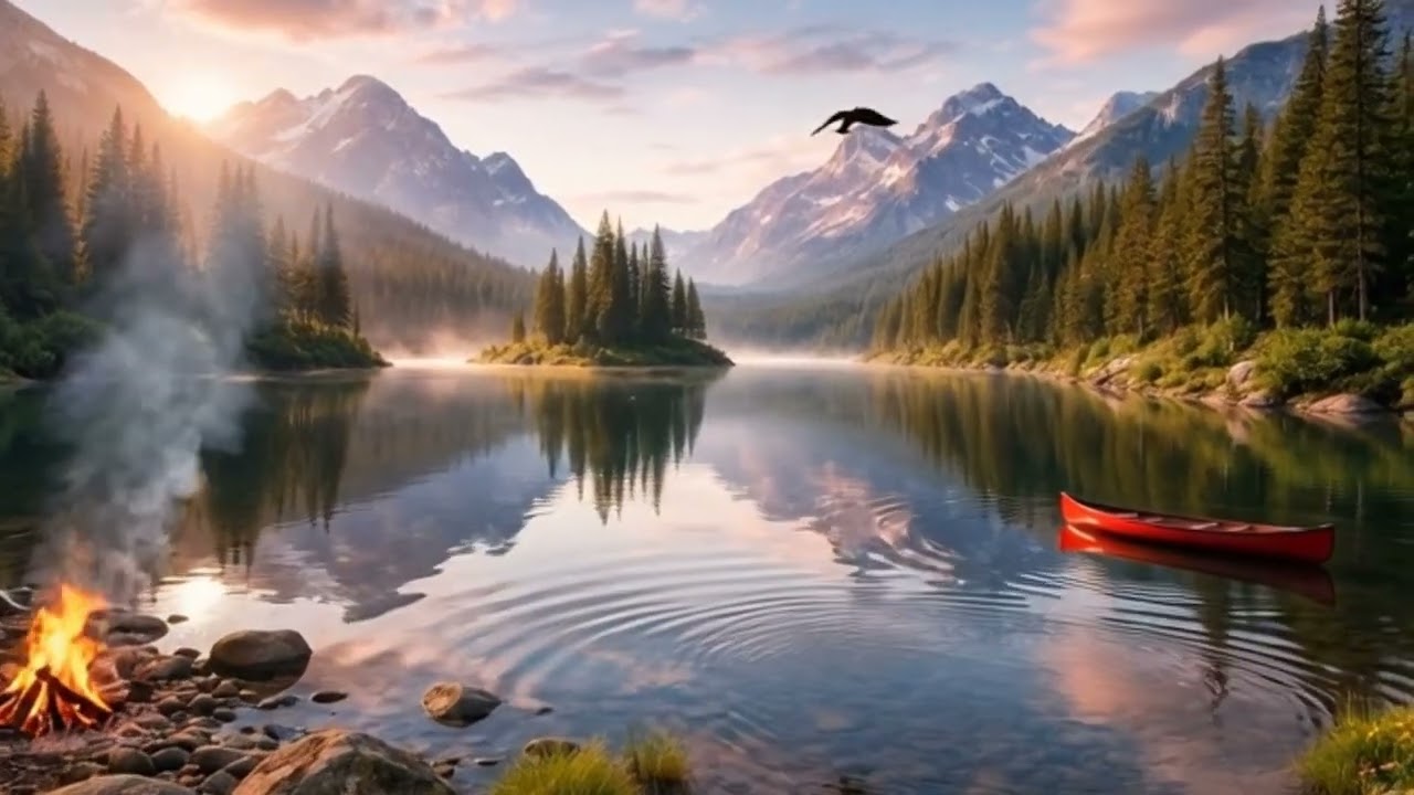 SOUNDLESS - Dreamlike Wilderness Lake  Pure Calm, Fresh Air & True Freedom