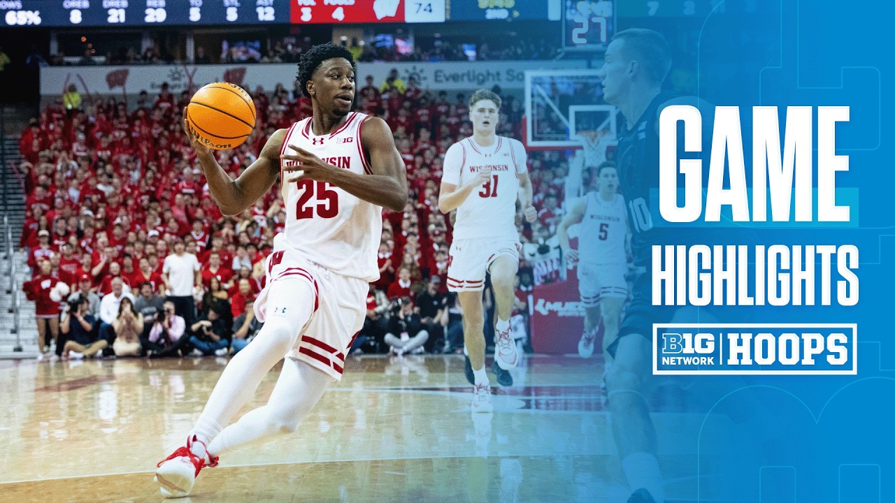 Michigan State vs. Wisconsin | HIGHLIGHTS | Big Ten Men's Basketball | 02/13/26