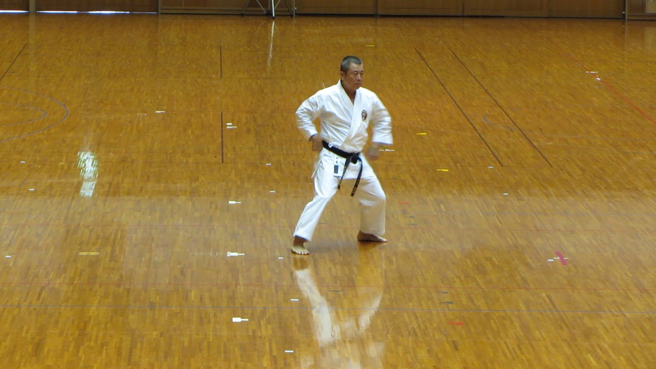 Chinto kata performed by Taira Yoshitaki , Matsubayashi-ryū karate