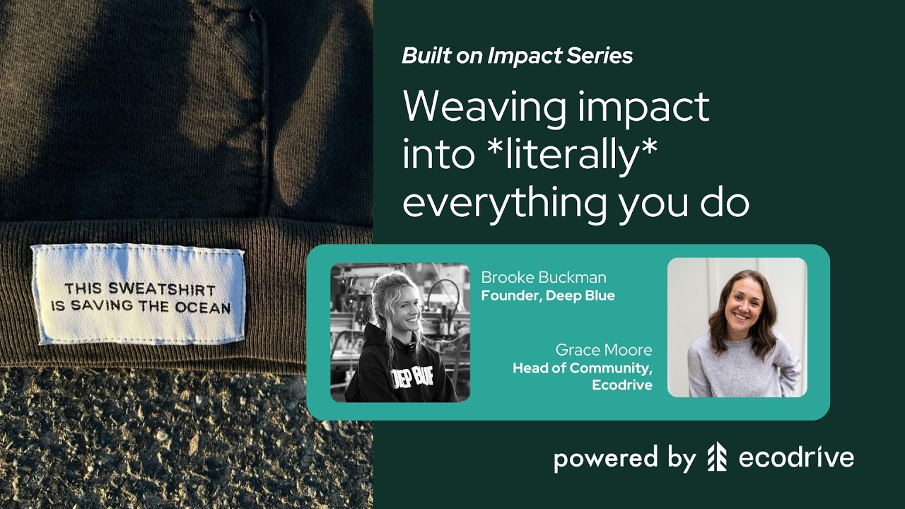 Building a Business on the Clean Ocean Mission | Brooke Buckman of Deep Blue