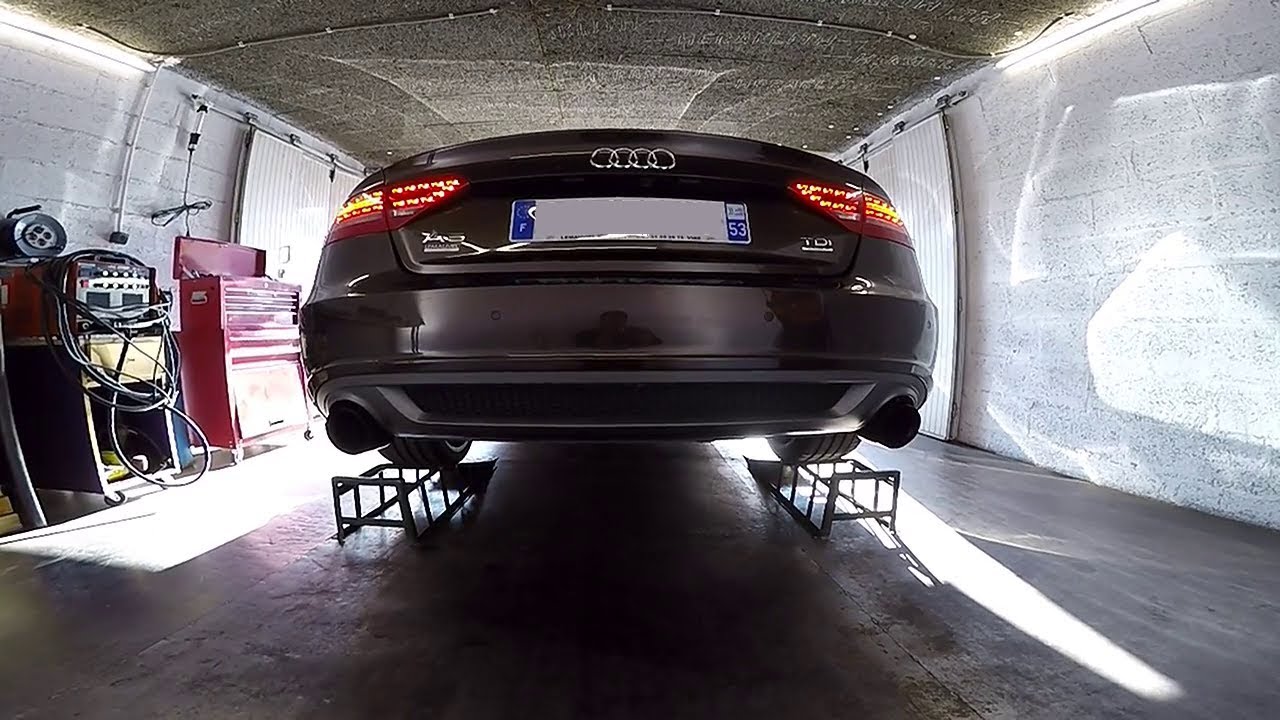 Suppression silencieux arrière AUDI A5 TDI 3.0 V6...