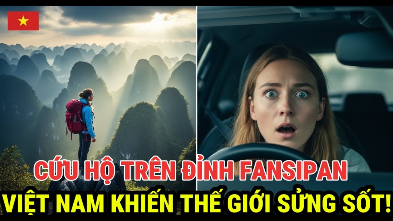 Cô gái Thụy Điển livestream sau khi được cứu hộ trên đỉnh Fansipan,Việt Nam an toàn sau tai nạn núi!