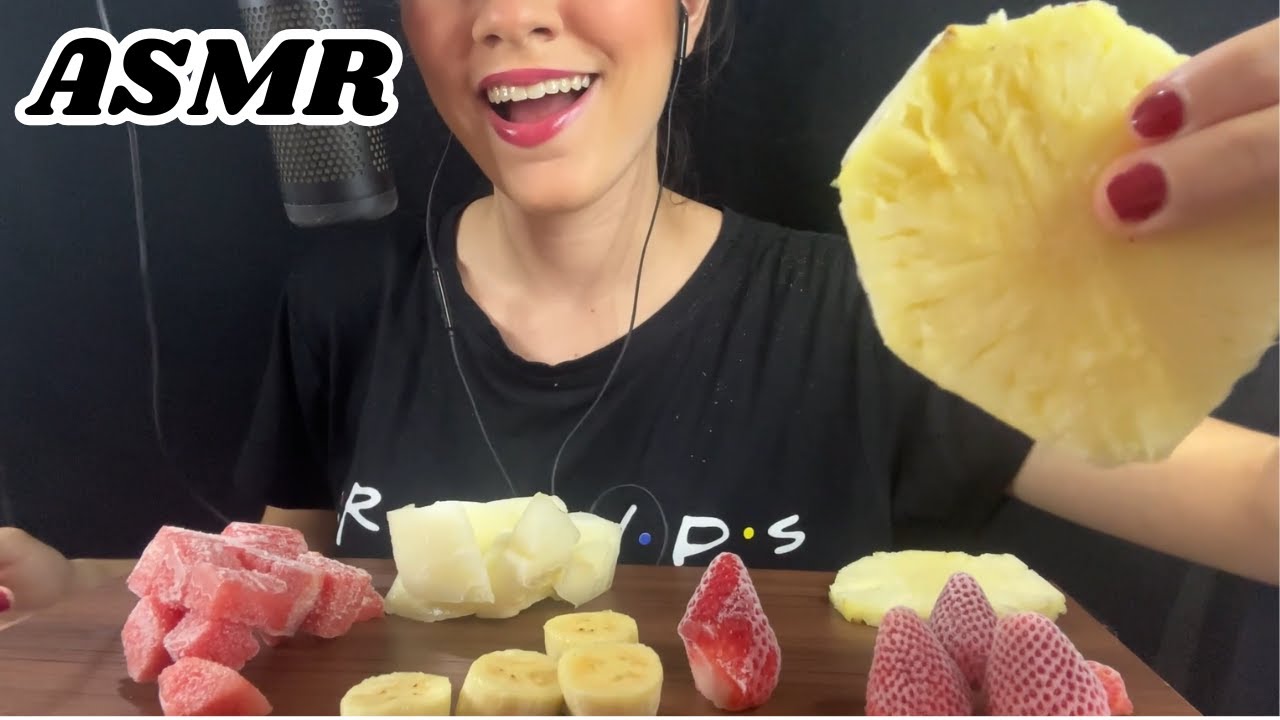 Eating frozen fruit