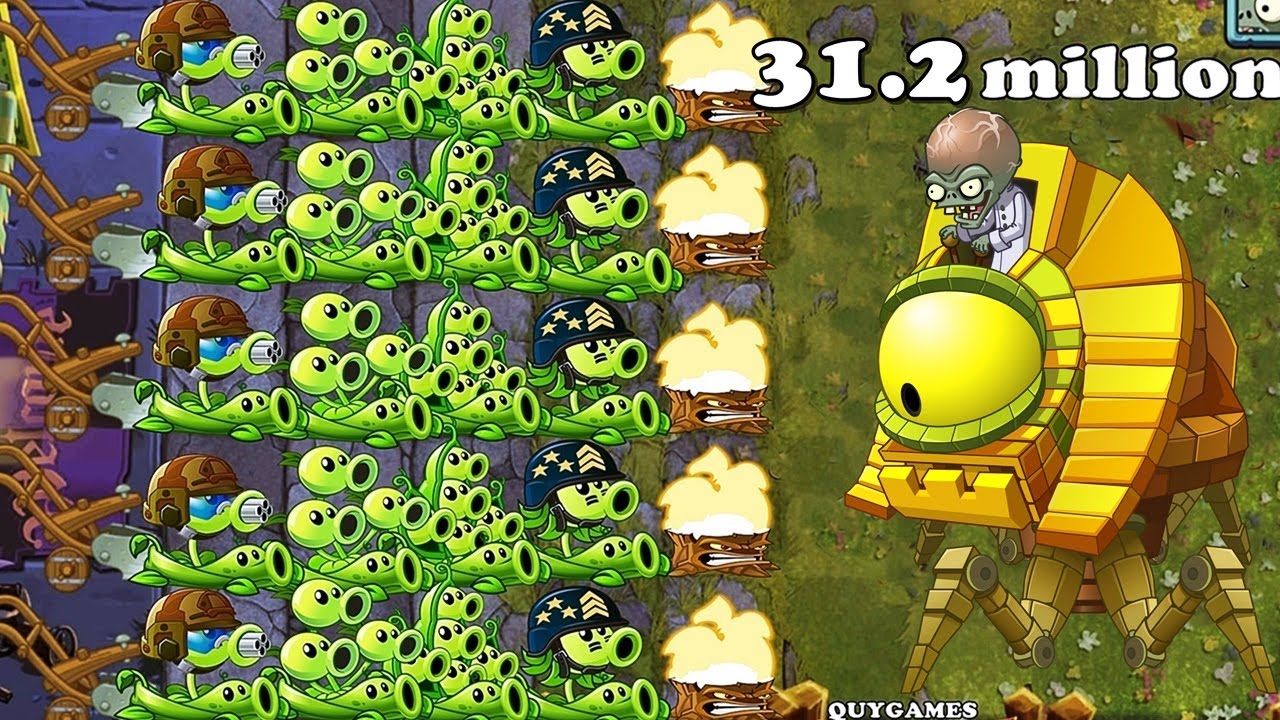 Pvz2 Arena this Week 303, Mega Gatling Pea Vs ZOMBOSS 31.2m