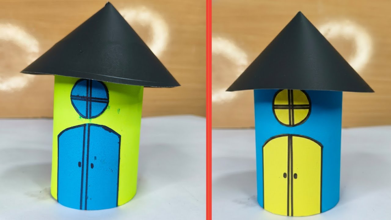Paper House Making | Paper House Kaise Banaen | How To Make Paper House 🏠 | Paper House 
