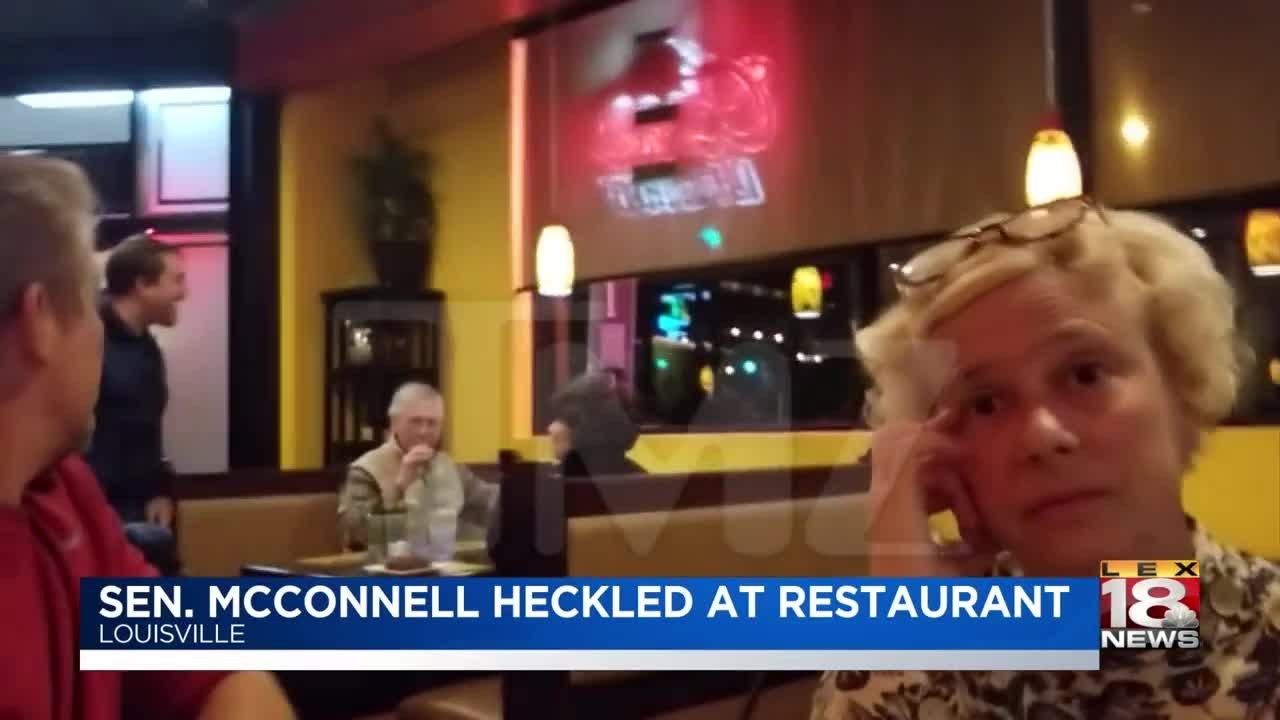 Sen. McConnell Heckled At Restaurant