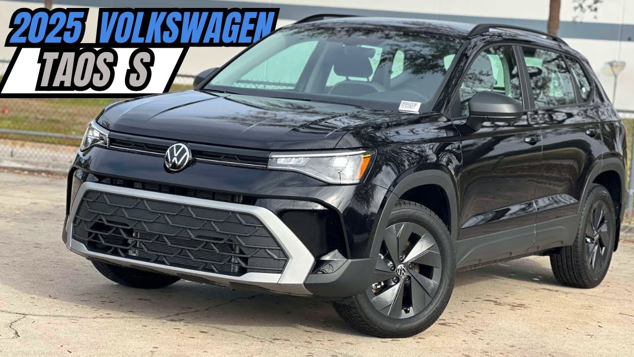 Начальная комплектация VW Taos S 2025 года представлена ​​с обновлённым дизайном по доступной цене