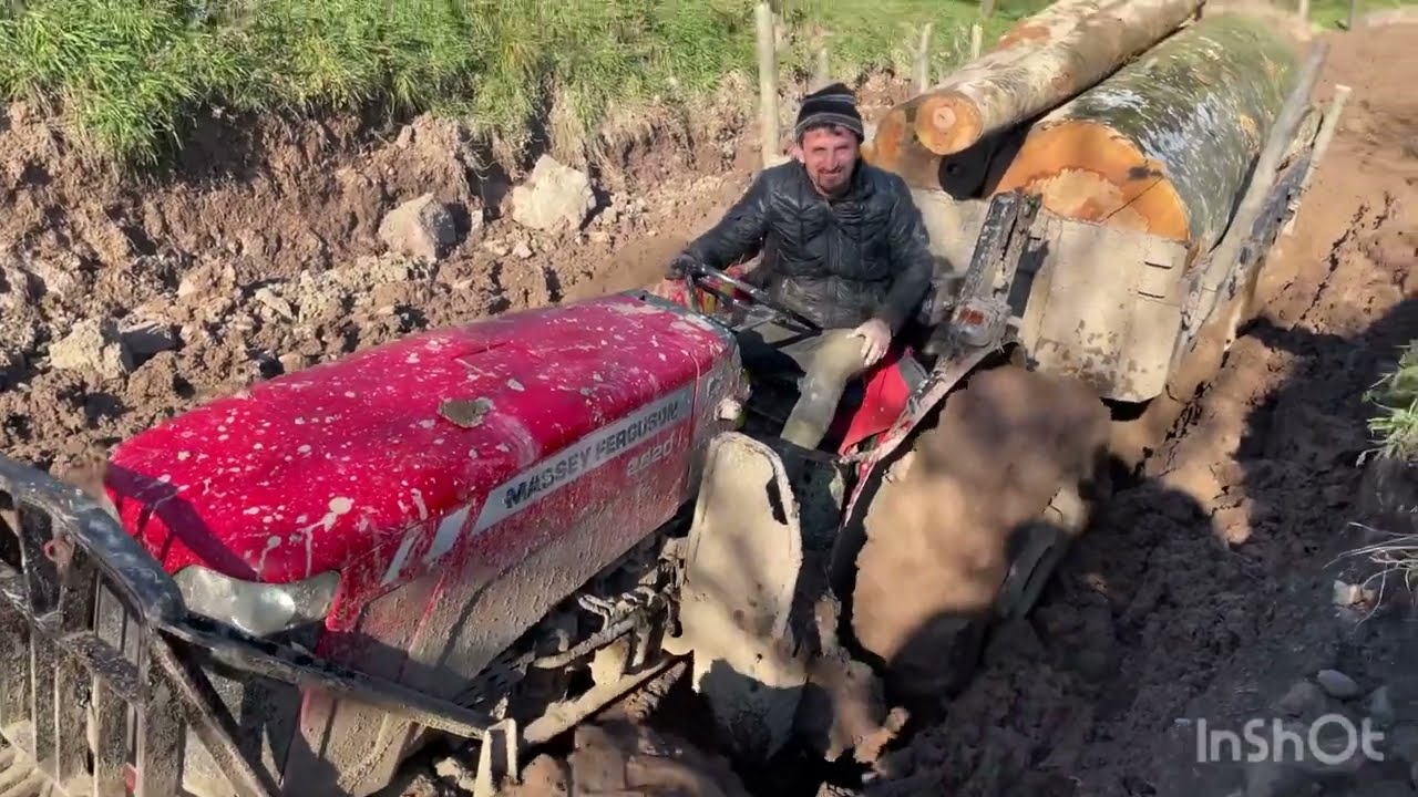 Bütün Traktörler Çamura Saplandı Deutz 65 Yardıma Geldi ( massey ferguson 2625-2620 deutz 65)