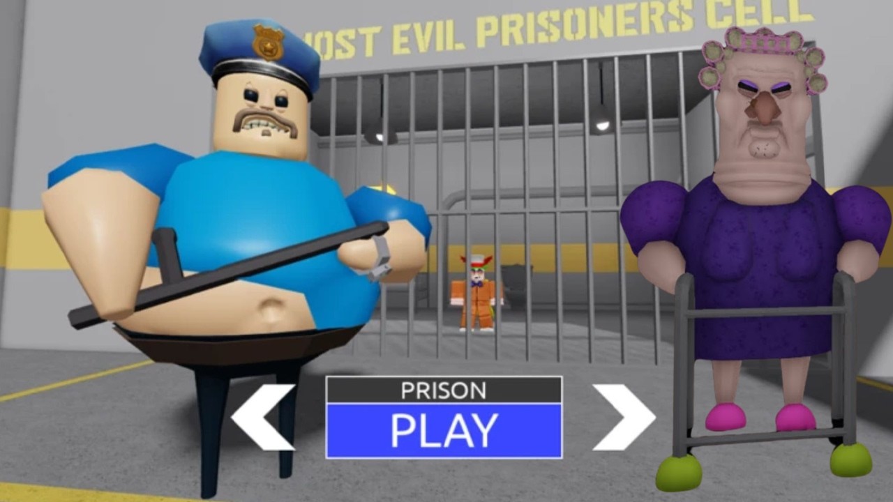 GRUMPY GRAN VS BARRY’S PRISON RUN? OBBY Full Gameplay#roblox #obby #prisonescape