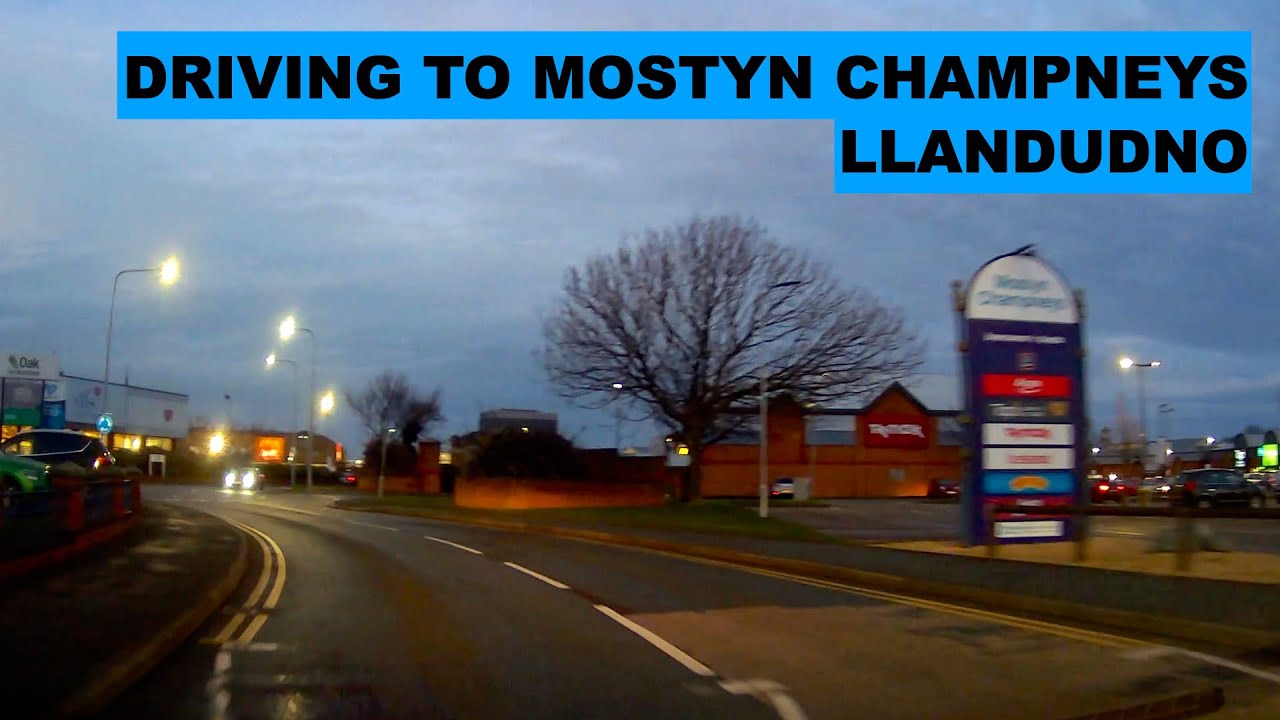 Driving from A55 J19 to Mostyn Champneys Llandudno, North Wales - 16/12/24 // dashcam footage
