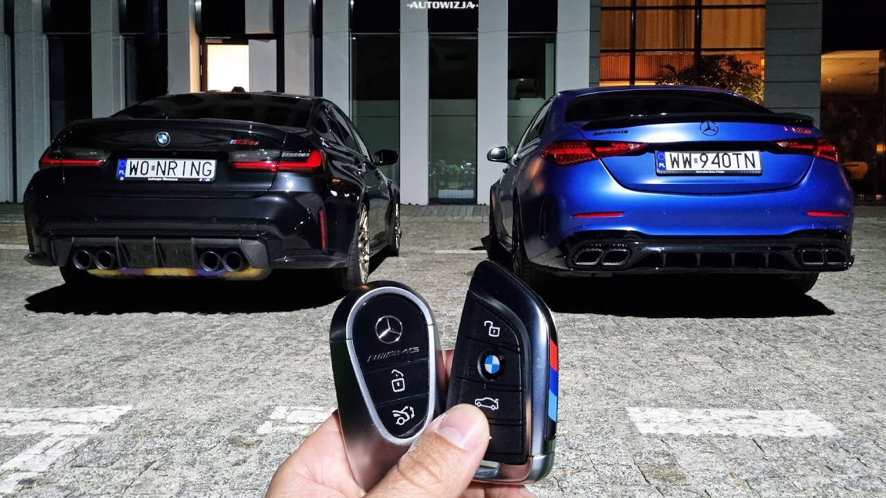 BMW M3 G80 vs Mercedes C63 AMG W206 TEST Por&oacute;wnanie dw&oacute;ch LEGEND [4k]