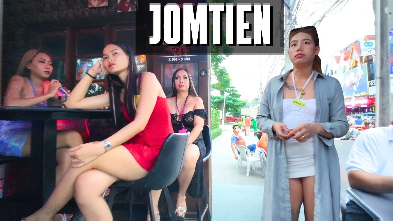 [4K] JOMTIEN beach, the best area in PATTAYA, THAILAND 2025