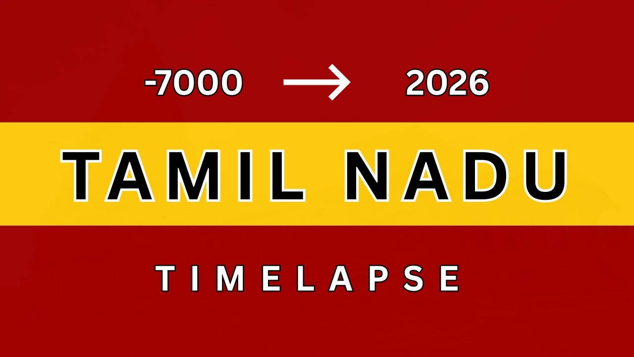 Tamil Nadu Time-Lapse: 7000 BC to 2026 | 9,000 Years in 4 Minutes | 3D Animation